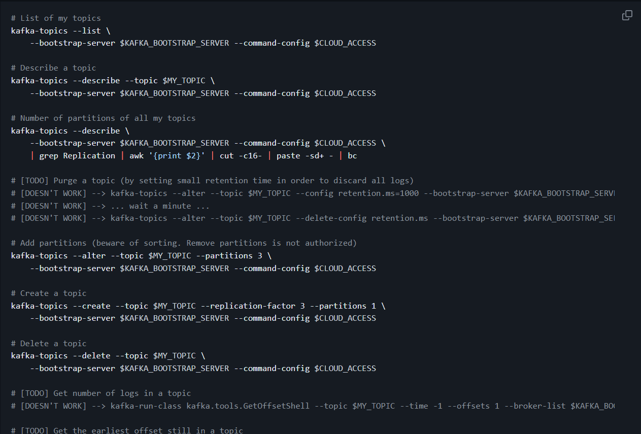 Interface en ligne de commande DSP